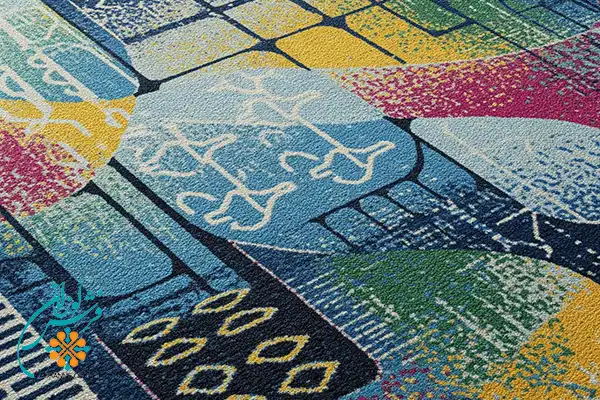 Combined design carpet